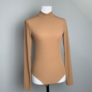 Fitted Taupe Bodysuit